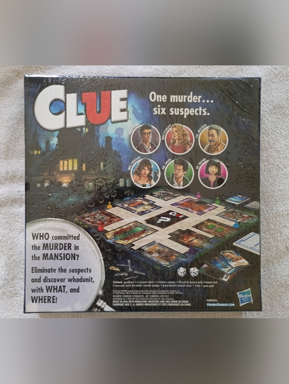 Hasbro CLUE Classic Mystery Game - Picture 2 of 2